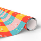 Mother's Day Four Square Wrapping Paper - Holiday Gift Wrapping Paper Roll