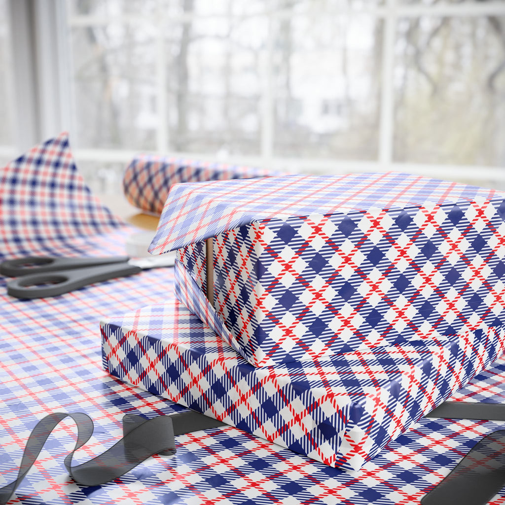 Tartan Plaid Design 006 Wrapping Paper - Holiday Gift Wrapping Paper Roll