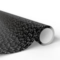 NSFW Snuggle Pups on Black Wrapping Paper - Holiday Gift Wrapping Paper Roll