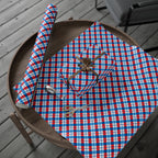 4th of July Liberty Plaid Wrapping Paper | Holiday Gift Wrapping Paper Roll