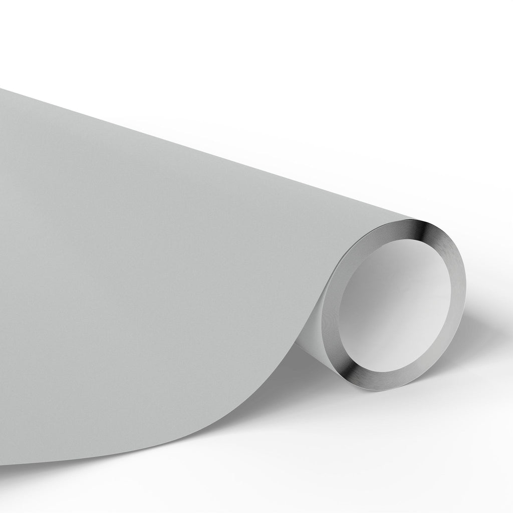 Solid Light Grey Wrapping Paper - Holiday Gift Wrapping Paper Roll