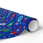 Christmas Assorted Ornaments Wrapping Paper | Holiday Gift Wrapping Paper