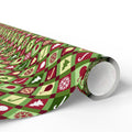Christmas Quilt Wrapping Paper | Holiday Gift Wrapping Paper Roll