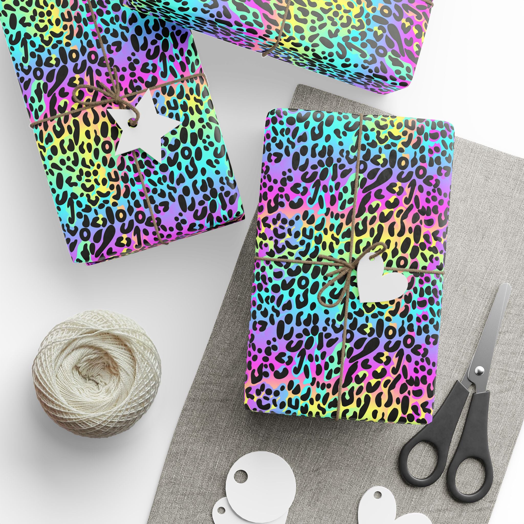 Animal Print Design 015 Leopard Skin Wrapping Paper - Holiday Gift Wrapping Paper Roll