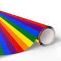 Gay Pride Rainbow Flag Stripes Wrapping Paper Design | Holiday Gift Wrapping Paper Roll