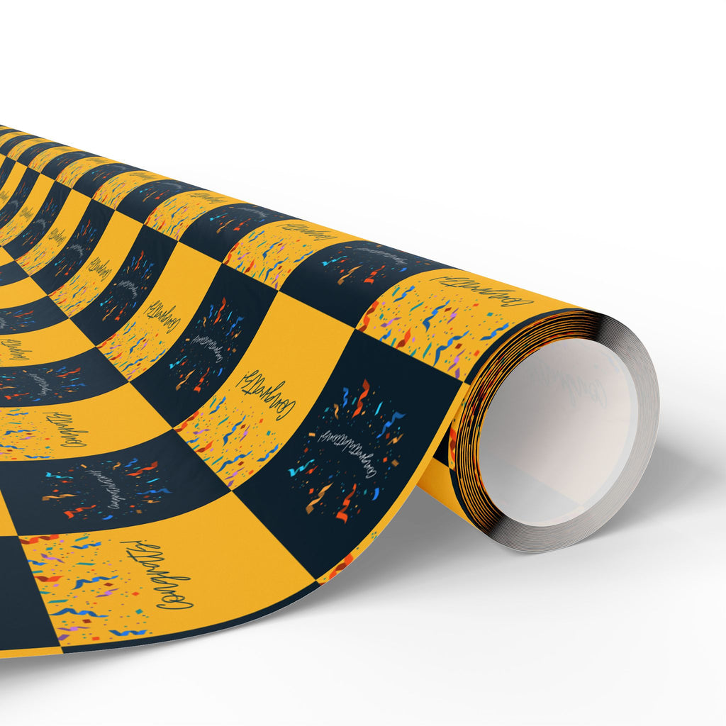 Congratulations Wrapping Paper Design 003 - Holiday Gift Wrapping Paper Roll