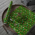 Christmas Decorated Tree Wrapping Paper | Holiday Gift Wrapping Paper Roll