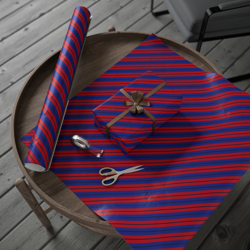 Stripe Design 005 Wrapping Paper - Holiday Gift Wrapping Paper Roll
