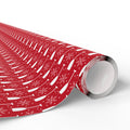 New Year's Champagne Snowflakes Wrapping Paper - Holiday Gift Wrapping Paper Roll