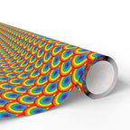 Gay Pride Rainbow Fish Scales Wrapping Paper Design | Holiday Gift Wrapping Paper Roll