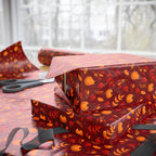 Thanksgiving Autumn Harvest Wrapping Paper | Holiday Gift Wrapping Paper Roll