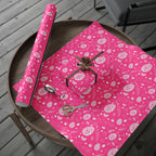 Easter Pink Gift Box Wrapping Paper | Holiday Gift Wrapping Paper Roll