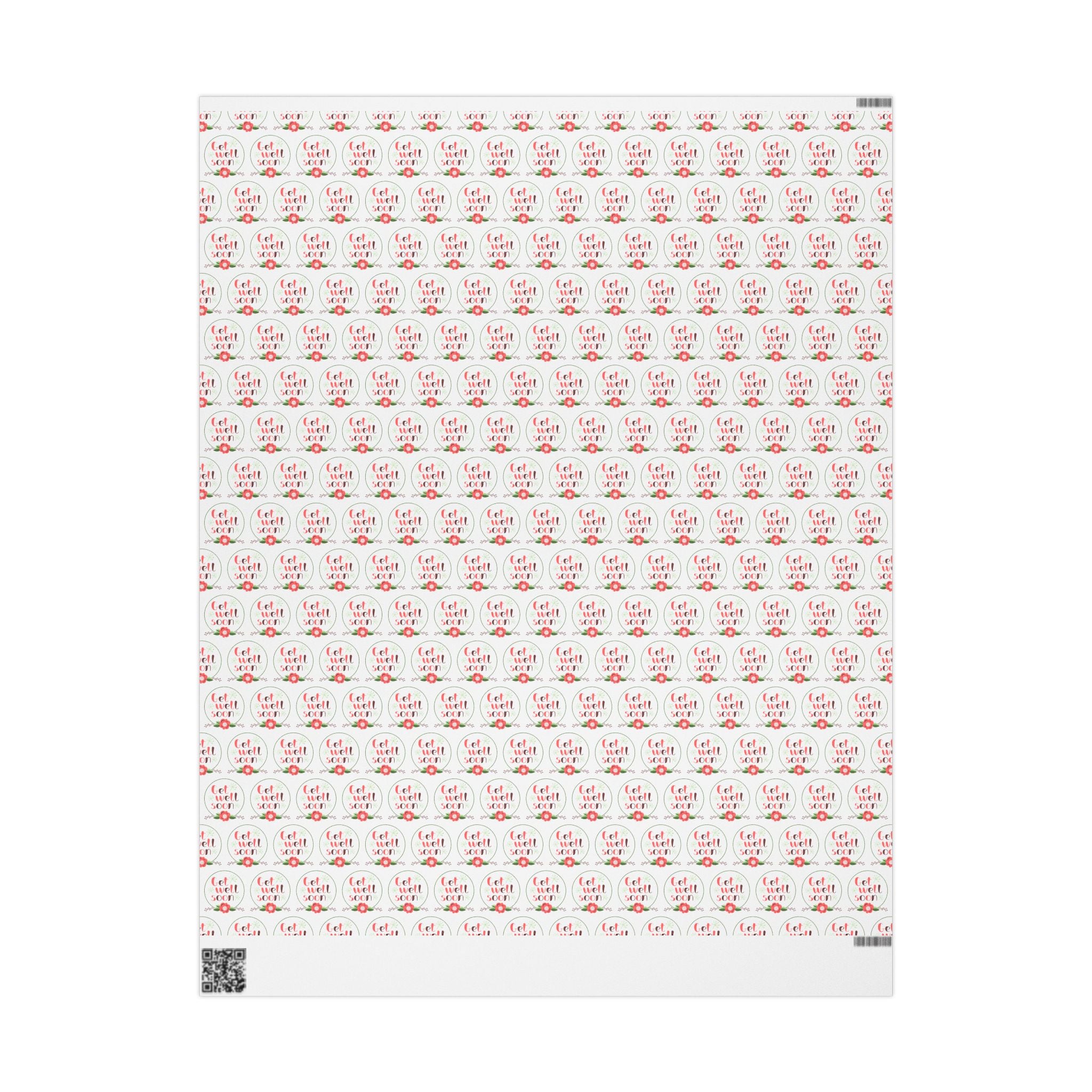 Get Well Soon Wrapping Paper Design 007 | Holiday Gift Wrapping Paper Roll