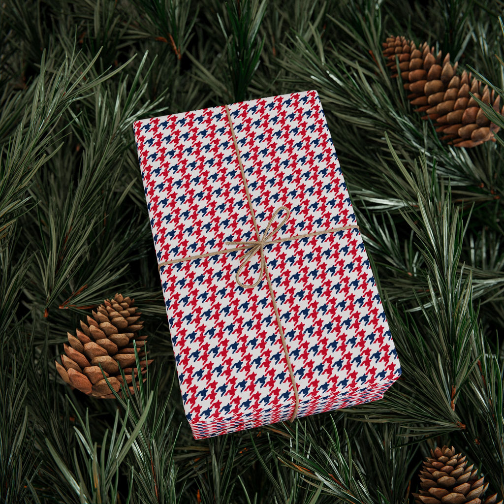 Arizona Houndstooth Wrapping Paper Design - Holiday Gift Wrapping Paper Roll