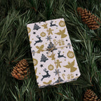 Christmas Reindeer Angels Wrapping Paper | Holiday Gift Wrapping Paper Roll