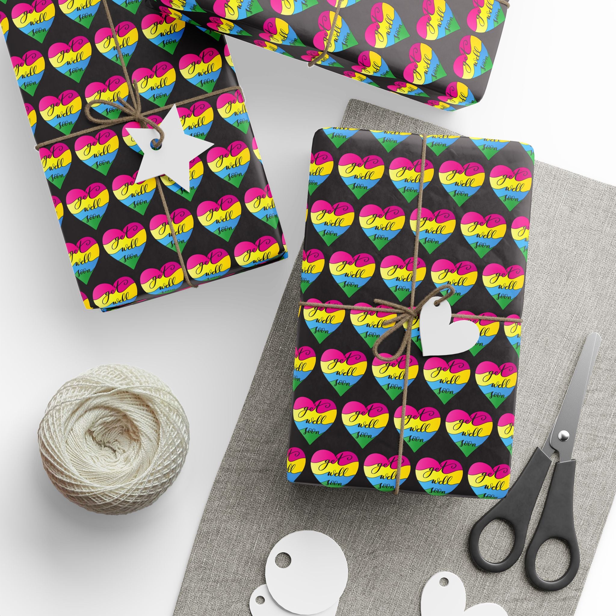 Get Well Soon Wrapping Paper Design 014 | Holiday Gift Wrapping Paper Roll