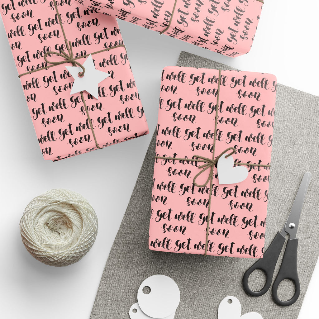Get Well Soon Wrapping Paper Design 005 | Holiday Gift Wrapping Paper Roll