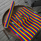 Gay Pride Rainbow Flag Stripes Wrapping Paper Design | Holiday Gift Wrapping Paper Roll