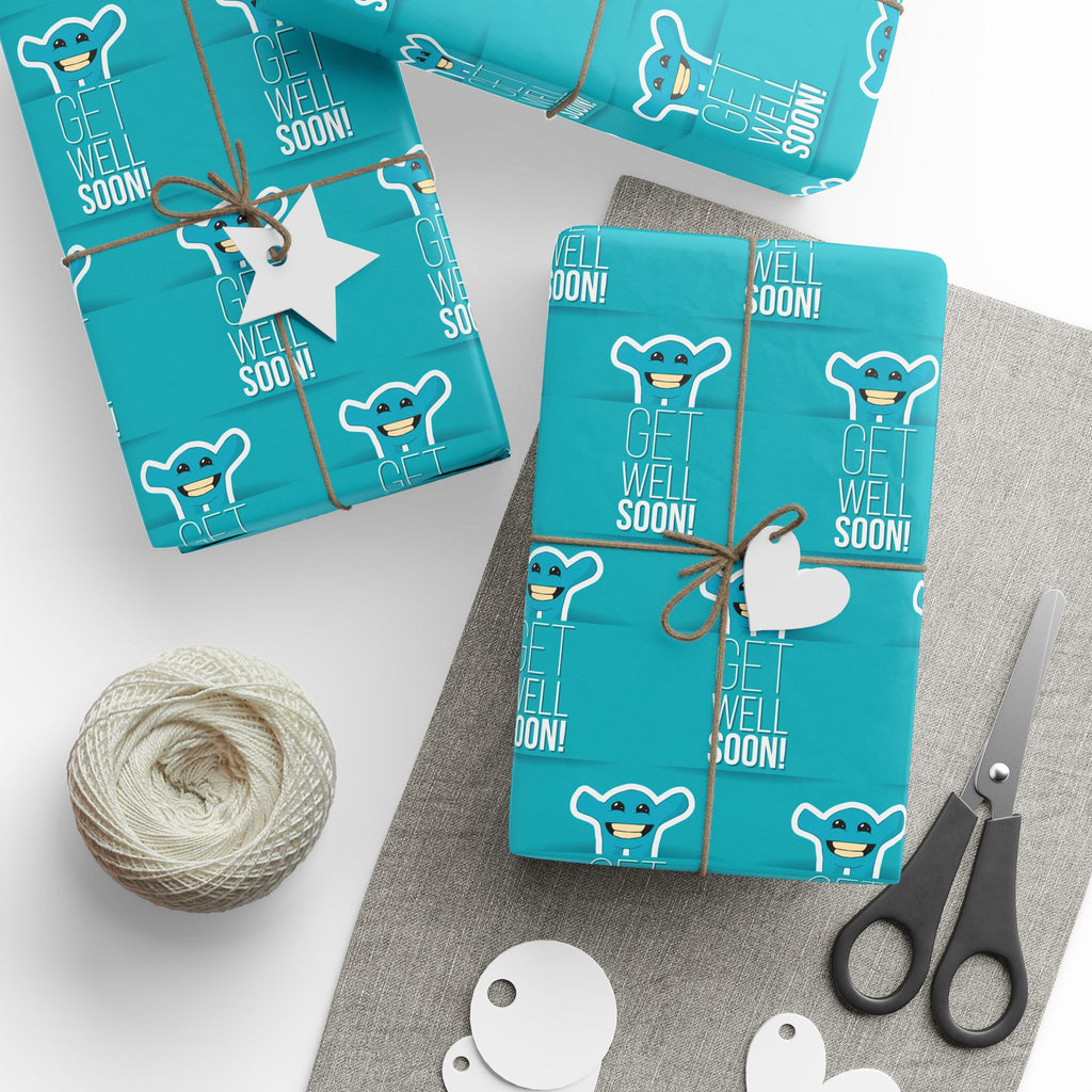 Get Well Soon Wrapping Paper Design 002 - Holiday Gift Wrapping Paper Roll