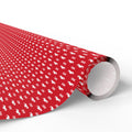 NSFW Free Mustache Rides on Red Wrapping Paper - Holiday Gift Wrapping Paper Roll