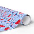 4th of July Rocket Pop on Blue Wrapping Paper | Holiday Gift Wrapping Paper Roll