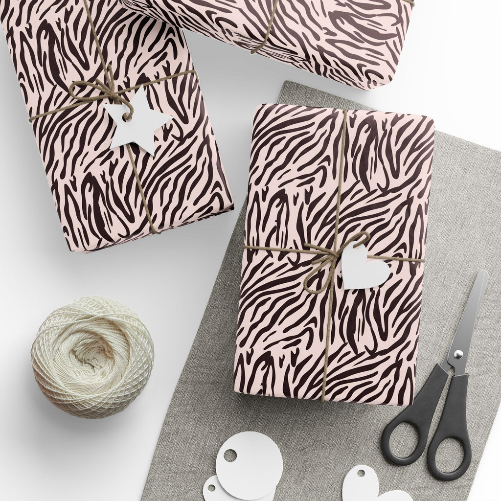 Animal Print Design 025 Zebra Skin Wrapping Paper - Holiday Gift Wrapping Paper Roll