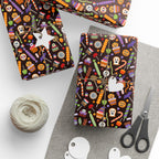 Halloween Freaky Candy Wrapping Paper | Holiday Gift Wrapping Paper Roll