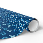 Hanukkah Bunting Doves Wrapping Paper | Holiday Gift Wrapping Paper Roll