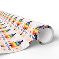 Gay Pride Born Like This Wrapping Paper Design | Holiday Gift Wrapping Paper Roll