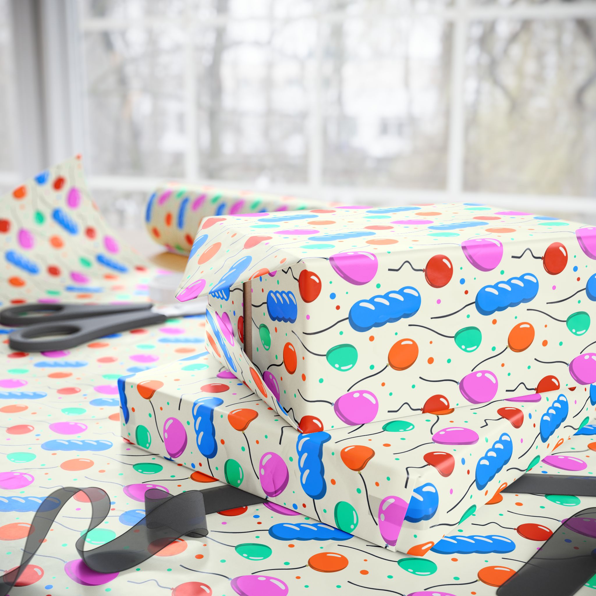 Birthday Wrapping Paper Design 012 - Holiday Gift Wrapping Paper Roll