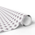 Canada Day Grey Leaves Wrapping Paper - Holiday Gift Wrapping Paper Roll