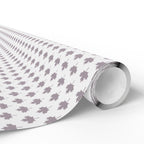 Canada Day Grey Leaves Wrapping Paper - Holiday Gift Wrapping Paper Roll