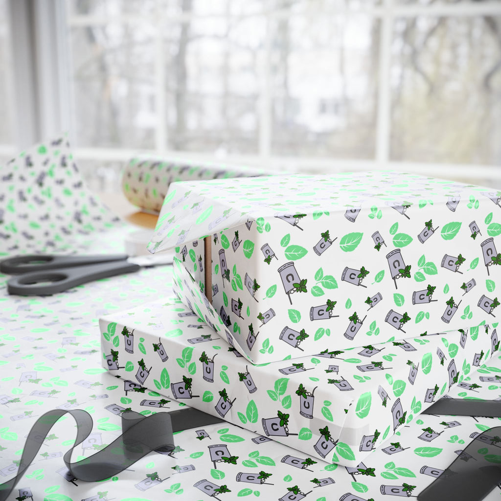 NSFW Mint Julep Wrapping Paper - Holiday Gift Wrapping Paper Roll