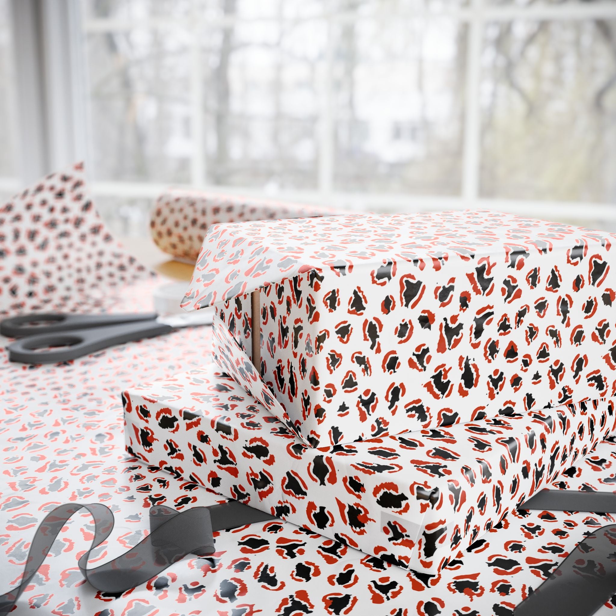 Animal Print Design 010 Cheetah Skin Wrapping Paper - Holiday Gift Wrapping Paper Roll