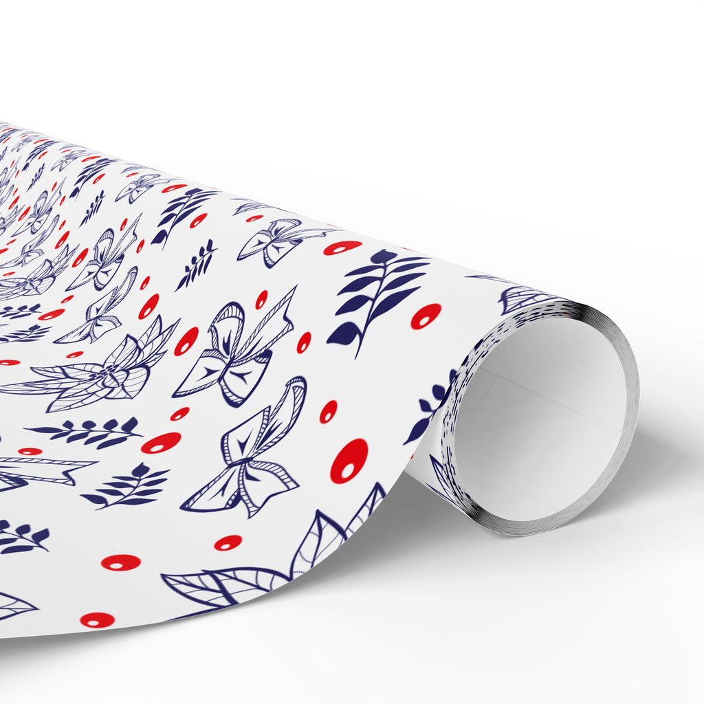 Christmas Bows and Berries Wrapping Paper | Holiday Gift Wrapping Paper