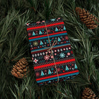Christmas Ugly Colorful Trees Wrapping Paper | Holiday Gift Wrapping Paper Roll