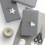 Solid Dark Grey Wrapping Paper - Holiday Gift Wrapping Paper Roll
