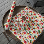 Christmas Watercolor Spruces Wrapping Paper | Holiday Gift Wrapping Paper Roll