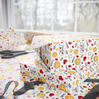 Thank You Doodle Emojis Wrapping Paper Design | Holiday Gift Wrapping Paper Roll