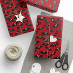 Halloween Smirking Vampire Bats Wrapping Paper | Holiday Gift Wrapping Paper Roll