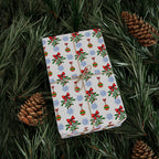 Christmas Cartoon Mistletoe Wrapping Paper | Holiday Gift Wrapping Paper Roll
