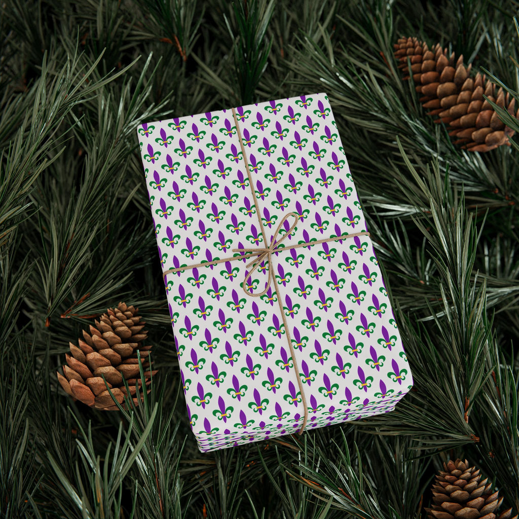 Mardis Gras Celebration Wrapping Paper | Holiday Gift Wrapping Paper Roll