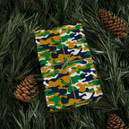 Notre Dame Fighting Irish Inspired Camoflauge Wrapping Paper - Holiday Gift Wrapping Paper Roll