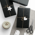 Solid Black Wrapping Paper - Holiday Gift Wrapping Paper Roll