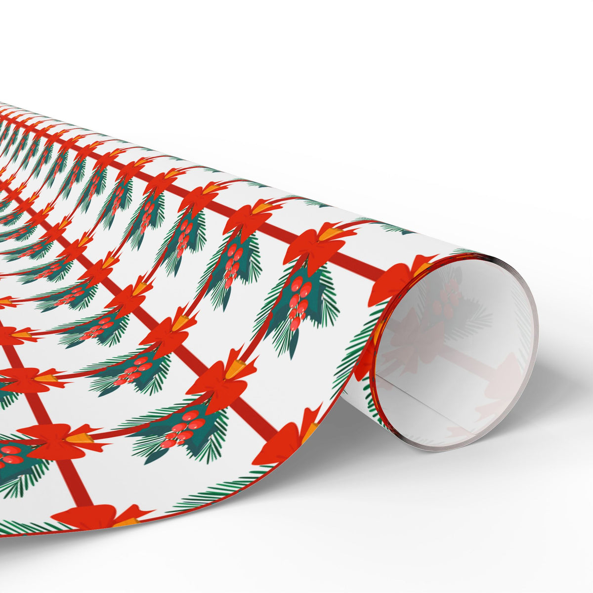 Christmas Gift Bows Wrapping Paper | Holiday Gift Wrapping Paper Roll