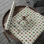 Christmas Wreath & Angel Wrapping Paper | Holiday Gift Wrapping Paper Roll