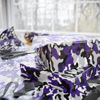 Northwestern Wildcats Inspired Camoflauge Wrapping Paper - Holiday Gift Wrapping Paper Roll