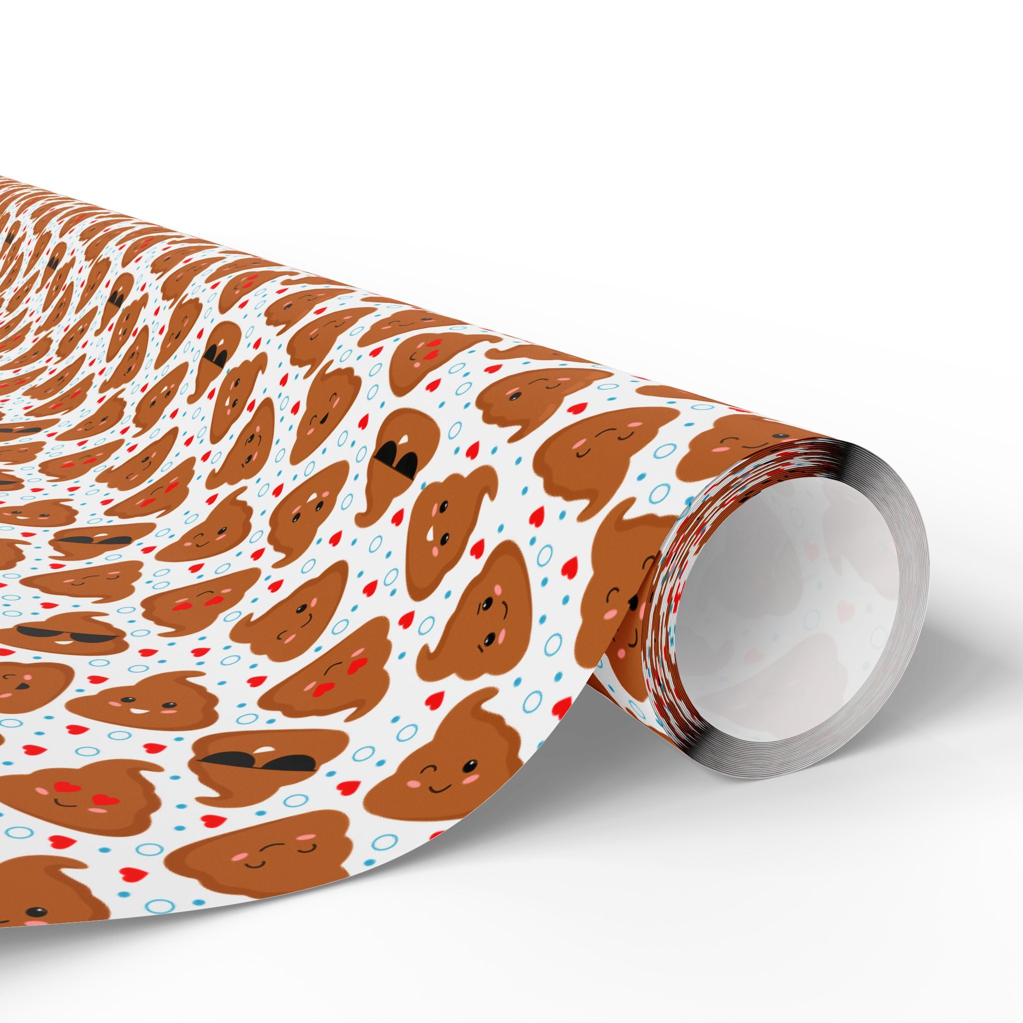 NSFW Poomoji Wrapping Paper - Holiday Gift Wrapping Paper Roll