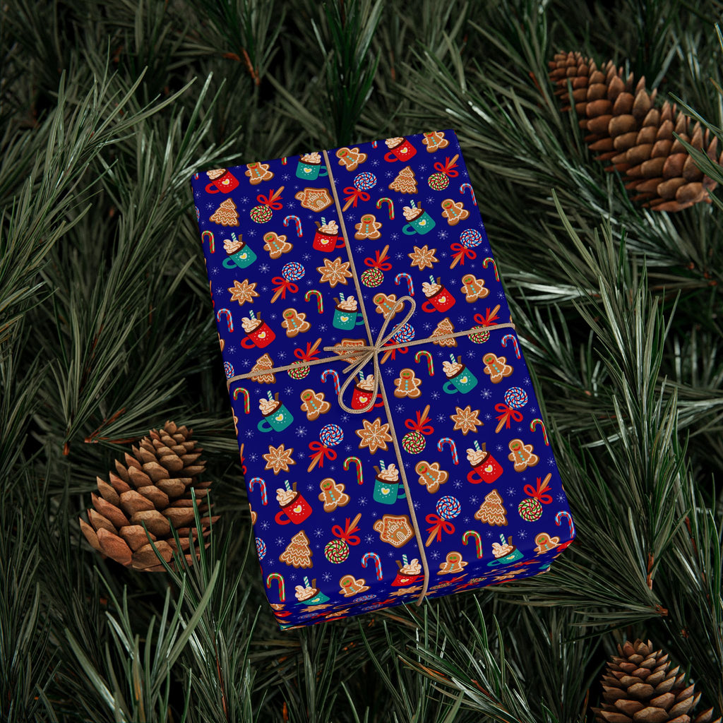 Christmas Candy Wrapping Paper | Holiday Gift Wrapping Paper Roll