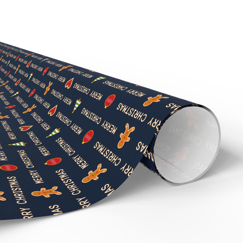 Christmas Cascading Wishes Wrapping Paper | Holiday Gift Wrapping Paper Roll